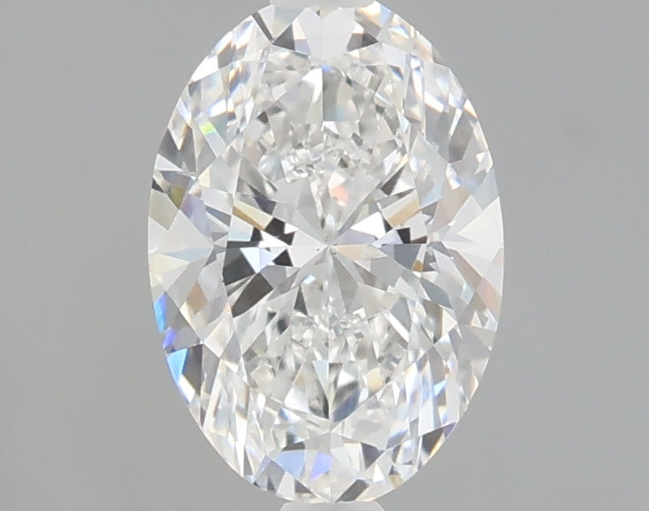 1.07 carat oval lab grown diamond E color VS1 clarity