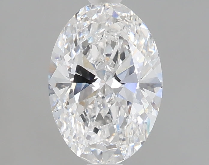 1.05 carat oval lab grown diamond D color VVS2 clarity