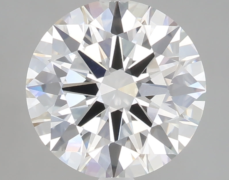 3.09 carat round lab grown diamond G color VVS2 clarity