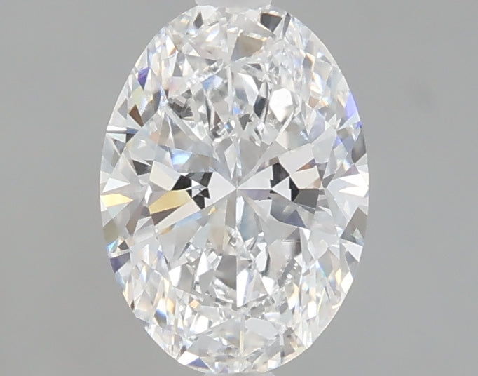 1.06 carat oval lab grown diamond D color VVS2 clarity