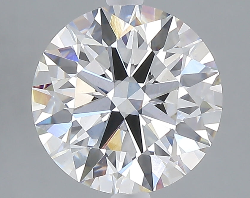 3.05 carat round lab grown diamond F color VS1 clarity