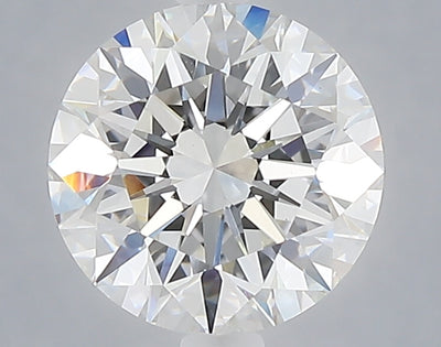 2.09 carat round lab grown diamond F color VVS2 clarity