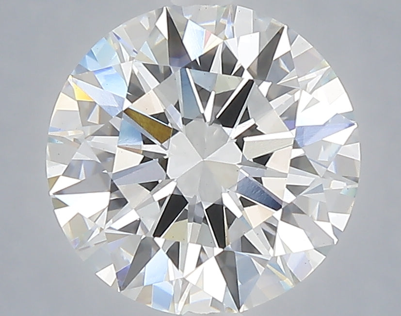 3.07 carat round lab grown diamond E color VS1 clarity