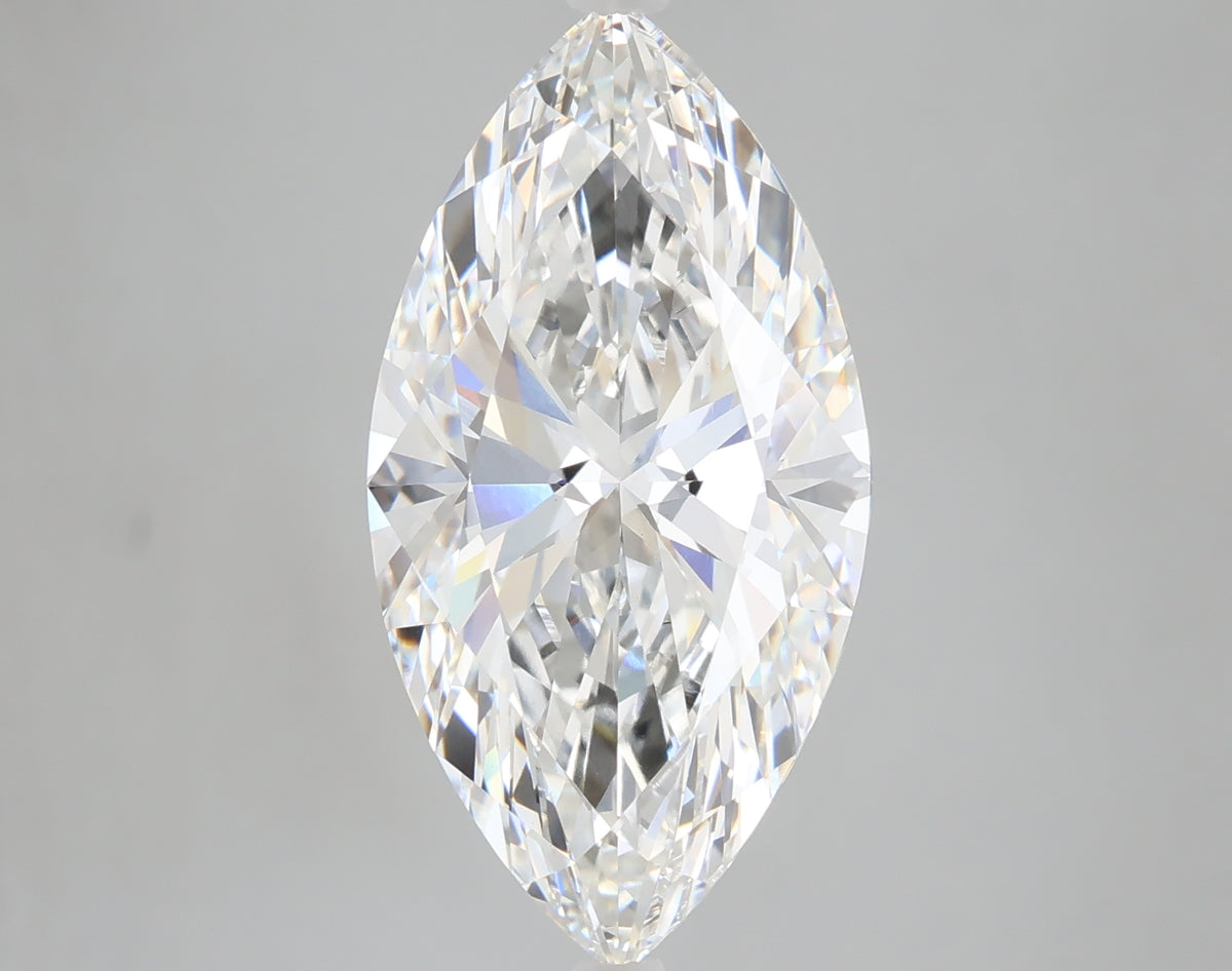 6.27 carat marquise lab grown diamond F color VS1 clarity