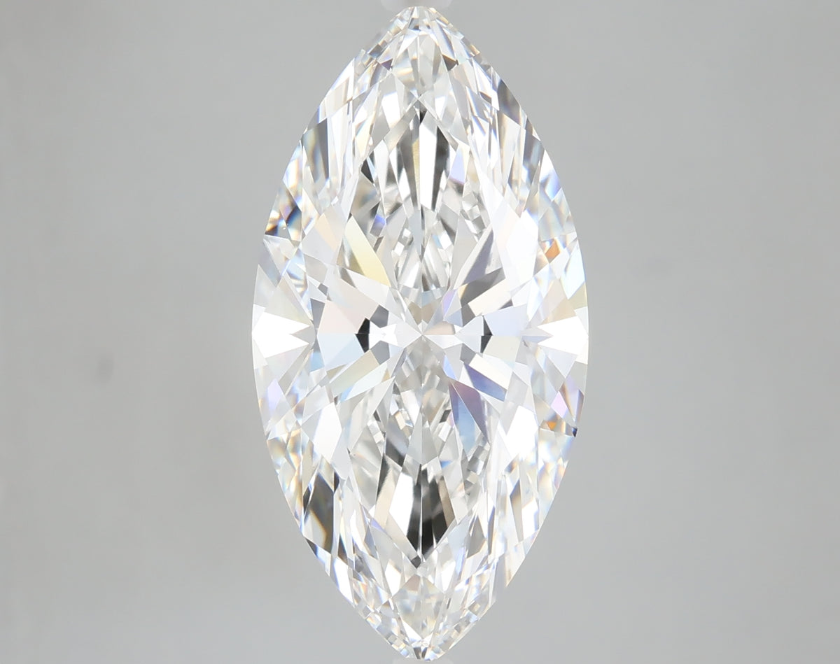 6.23 carat marquise lab grown diamond F color VVS2 clarity