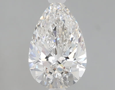 1.03 carat pear lab grown diamond F color VVS2 clarity