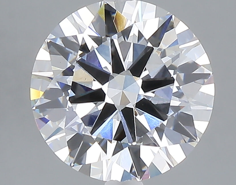 3.01 carat round lab grown diamond E color VS1 clarity