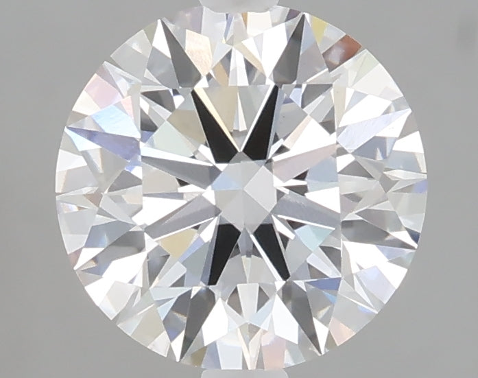 2.07 carat round lab grown diamond E color VS1 clarity