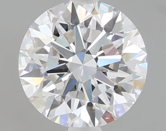 1.09 carat round lab grown diamond D color VVS2 clarity