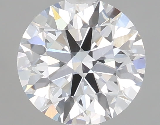 1.08 carat round lab grown diamond E color VVS2 clarity
