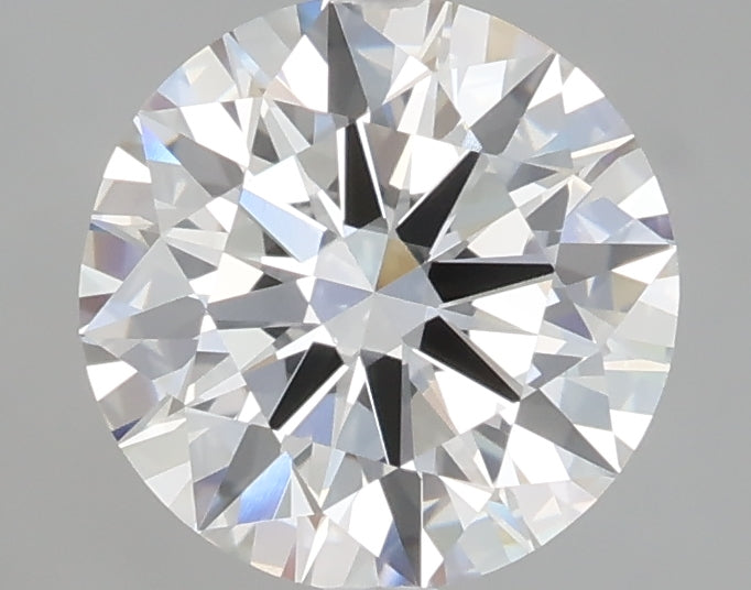 2.06 carat round lab grown diamond F color VVS2 clarity