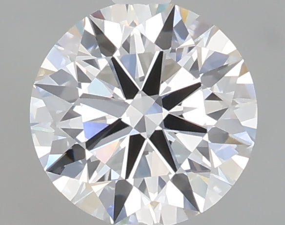 1.29 carat round lab grown diamond D color VVS2 clarity