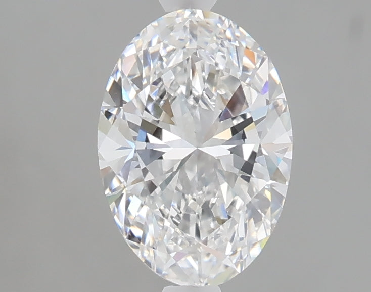 1.10 carat oval lab grown diamond D color VVS2 clarity