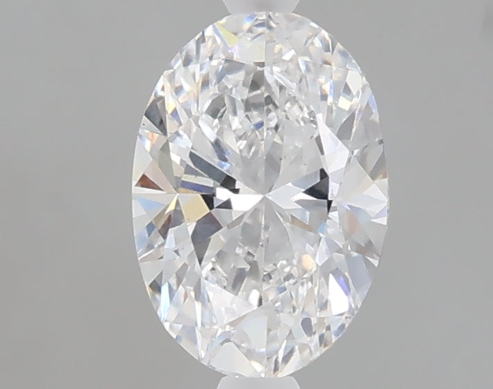 1.06 carat oval lab grown diamond D color VS1 clarity