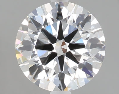 1.56 carat round lab grown diamond E color VVS2 clarity