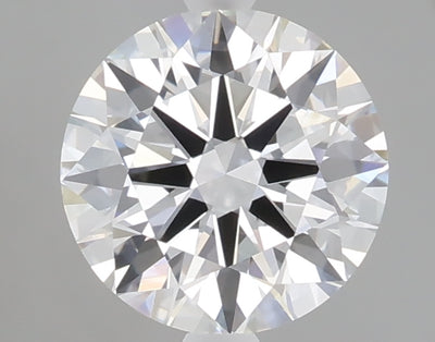 1.56 carat round lab grown diamond E color VVS2 clarity