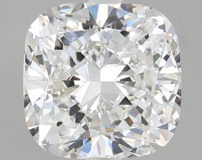 2.59 carat cushion lab grown diamond E color VVS2 clarity