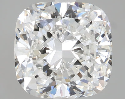 2.59 carat cushion lab grown diamond E color VVS2 clarity