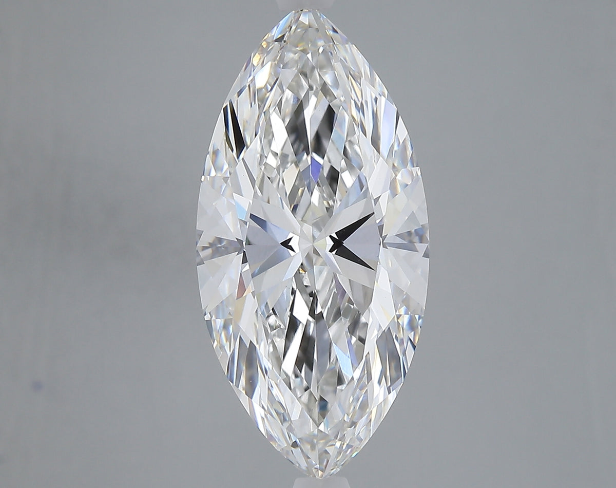 6.28 carat marquise lab grown diamond F color VS1 clarity