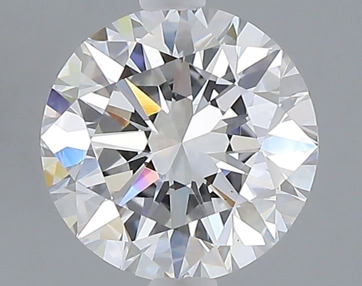 2.01 carat round lab grown diamond E color VS1 clarity