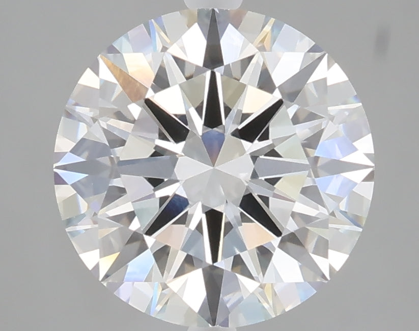 3.22 carat round lab grown diamond F color VVS2 clarity
