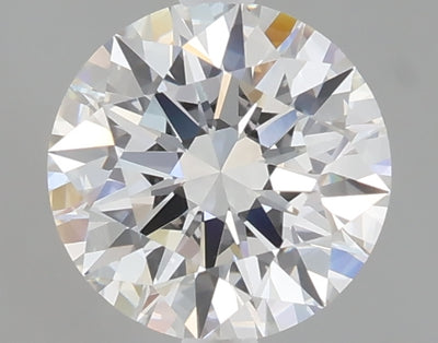 1.57 carat round lab grown diamond E color VVS2 clarity