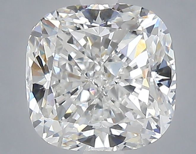 2.10 carat cushion lab grown diamond E color VS1 clarity