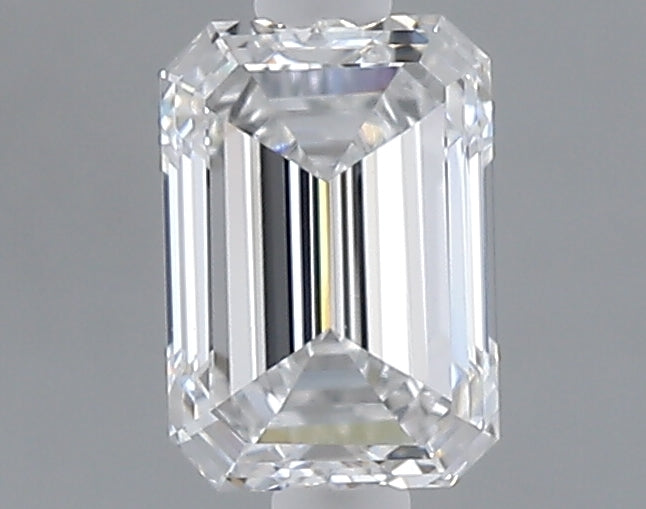 1.05 carat emerald lab grown diamond D color VS1 clarity