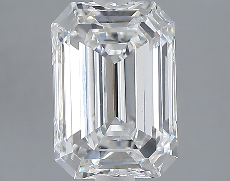 2.07 carat emerald lab grown diamond E color VVS2 clarity