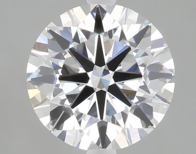 2.81 carat round lab grown diamond E color VVS2 clarity