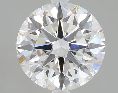 2.79 carat round lab grown diamond F color VVS2 clarity