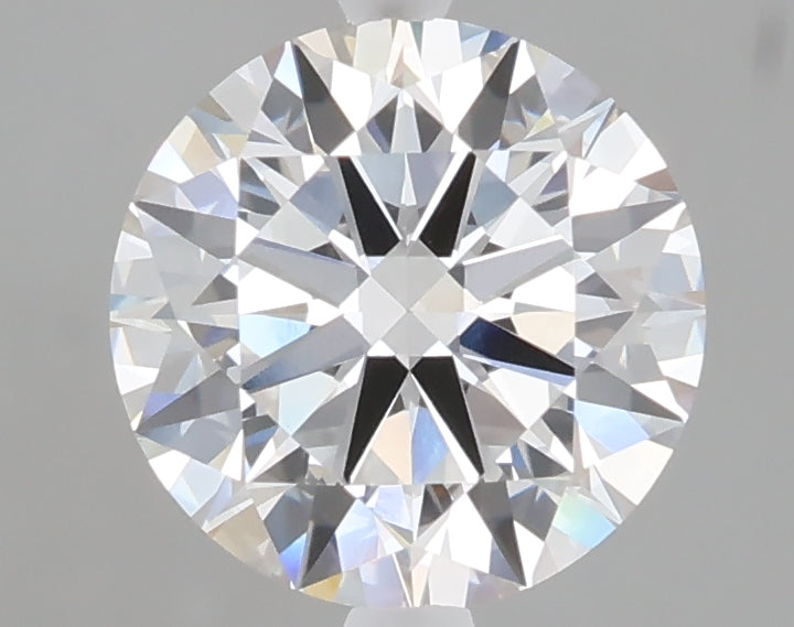 2.06 carat round lab grown diamond E color VVS2 clarity