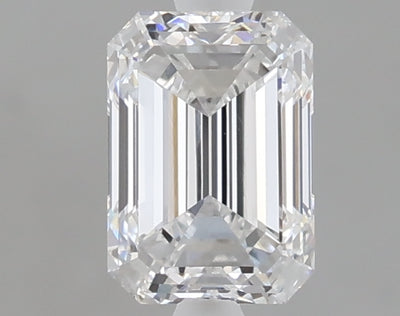 1.02 carat emerald lab grown diamond D color VVS1 clarity