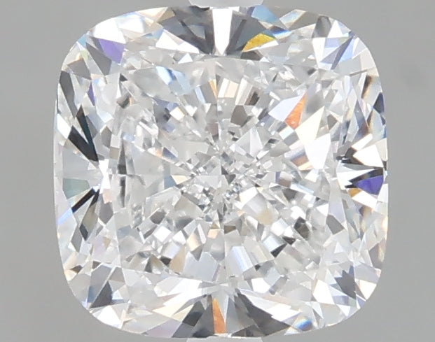 2.07 carat cushion lab grown diamond D color VVS2 clarity