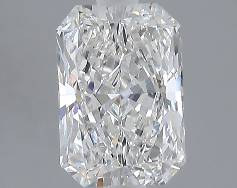 1.58 carat radiant lab grown diamond F color VS1 clarity