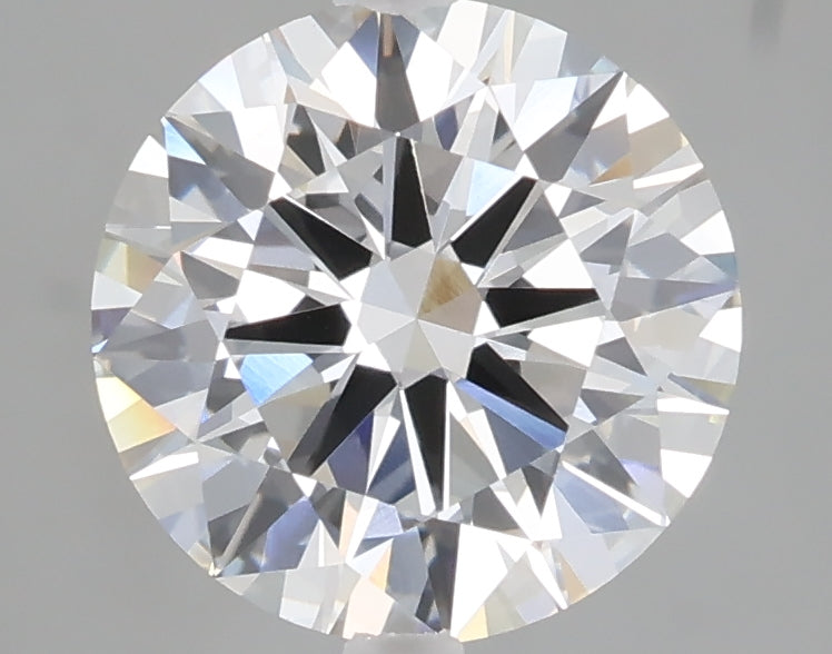 2.52 carat round lab grown diamond F color VVS2 clarity