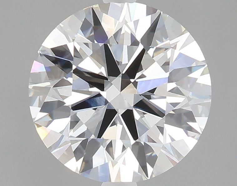 2.52 carat round lab grown diamond F color VS1 clarity