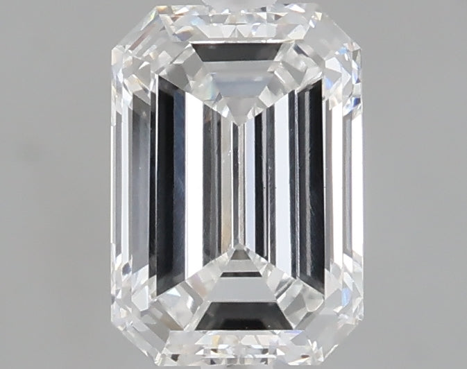 1.51 carat emerald lab grown diamond E color VS1 clarity
