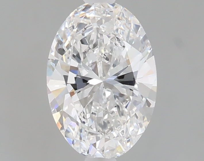 1.08 carat oval lab grown diamond D color VVS2 clarity