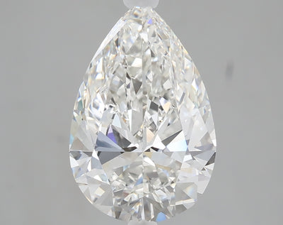 3.04 carat pear lab grown diamond G color VS1 clarity