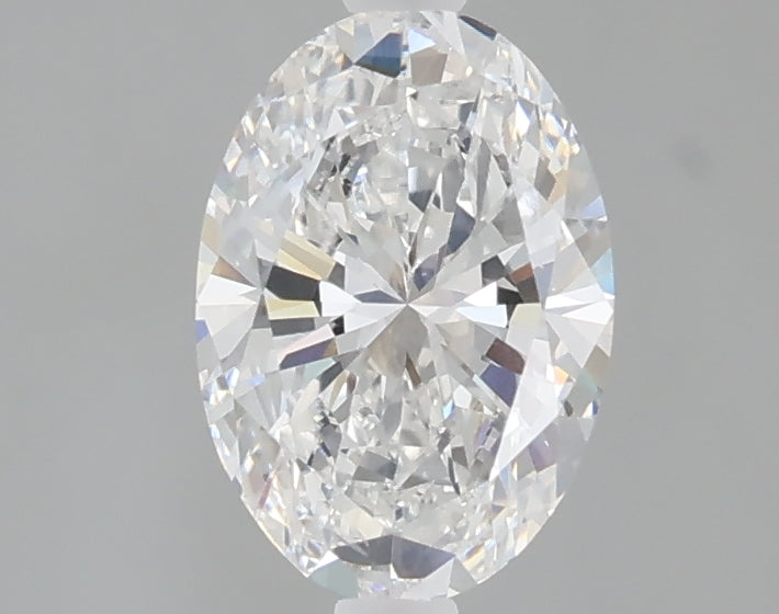 1.05 carat oval lab grown diamond D color VVS2 clarity