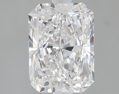 1.53 carat radiant lab grown diamond D color VVS2 clarity