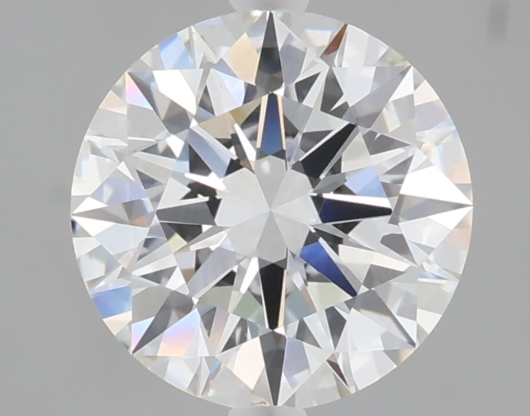 2.56 carat round lab grown diamond E color VS1 clarity