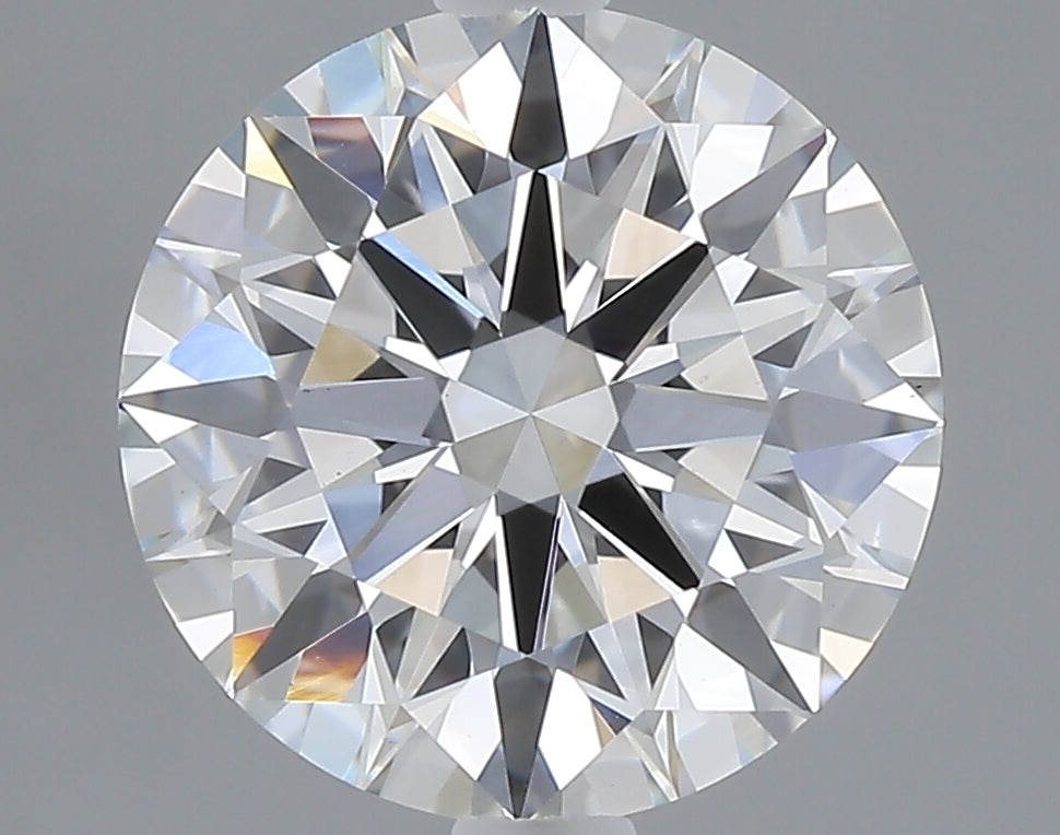 2.54 carat round lab grown diamond F color VS1 clarity