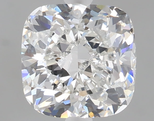 2.08 carat cushion lab grown diamond F color VVS2 clarity