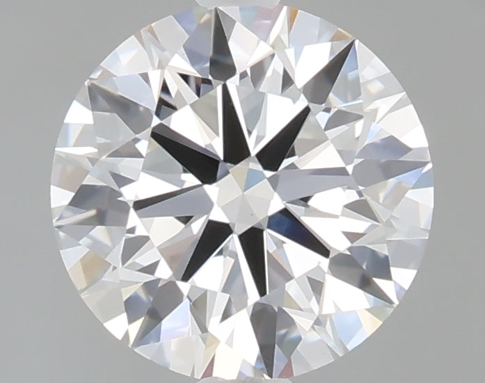 1.08 carat round lab grown diamond D color VVS2 clarity