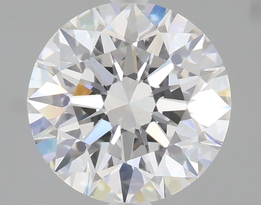 2.02 carat round lab grown diamond E color VS1 clarity