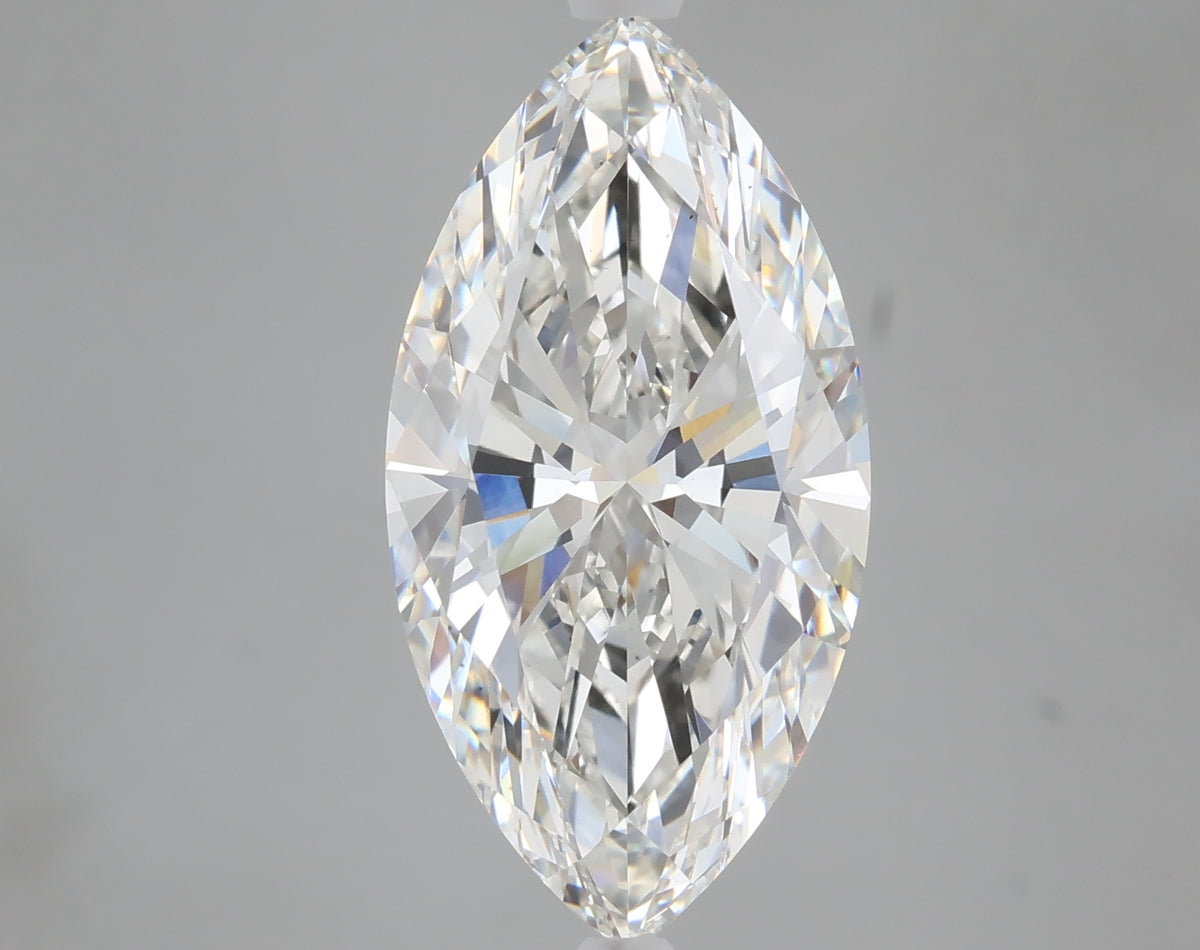 6.05 carat marquise lab grown diamond F color VS1 clarity