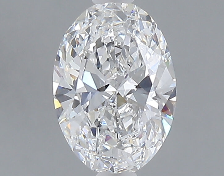 1.02 carat oval lab grown diamond D color VVS2 clarity