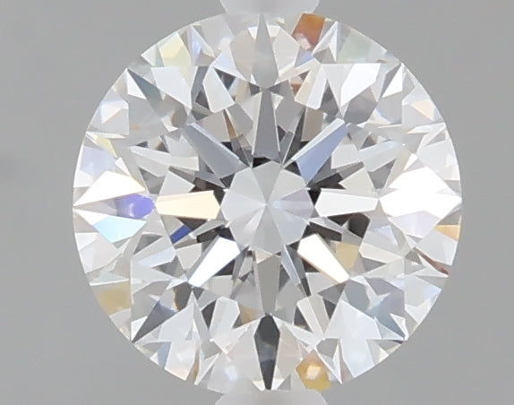 1.08 carat round lab grown diamond D color VVS2 clarity